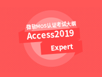 Access 2019 Expert 专业级考试大纲